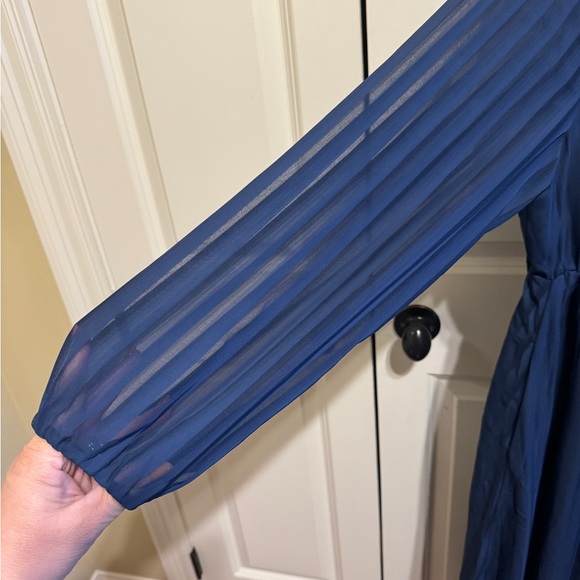 BloomChic Navy Blue Dress Sz 1X (14-16) - Picture 4 of 15